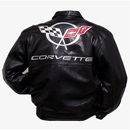 C5 Corvette Leather Jacket back