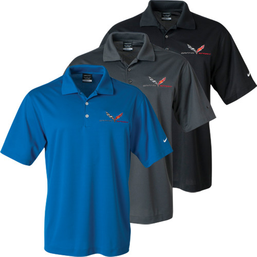 C7 Corvette Grand Sport Nike Polo Shirts