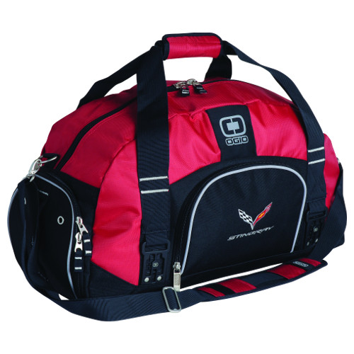 C7 Corvette Red & Black Duffle Bag