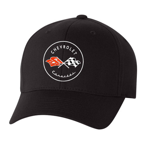 C1 Corvette Performance Flex Fit Black Hat | Corvette Depot