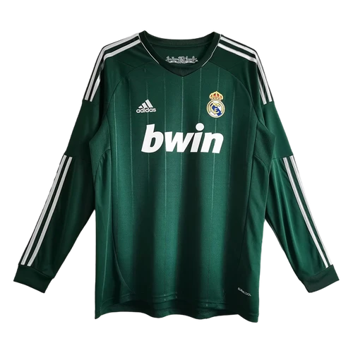 Real Madrid 12/13 Men's Third Retro Long Sleeve Shirt