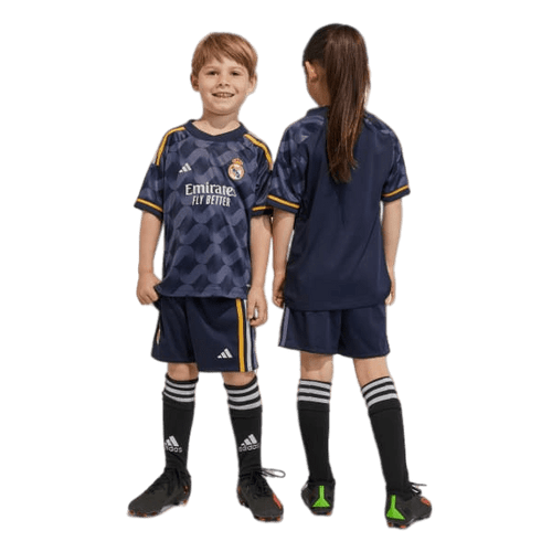 Real Madrid 23/24 Kid's Away Shirt and Shorts