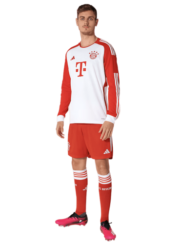 MUSIALA #42 Bayern Munich 23/24 Men's Home Long Sleeve Shirt