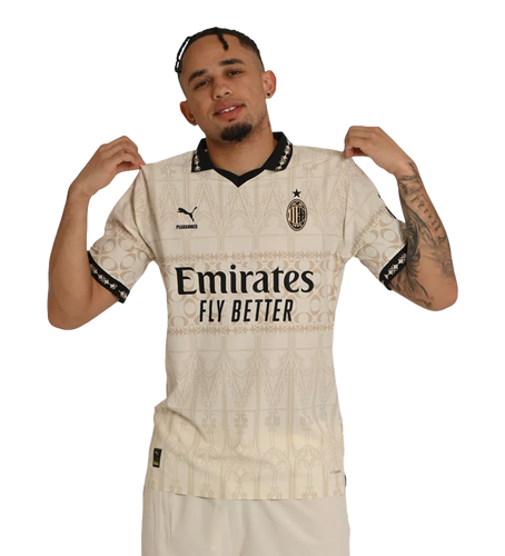 AC Milan X Pleasures 23/24 Authentic Men's Light Shirt