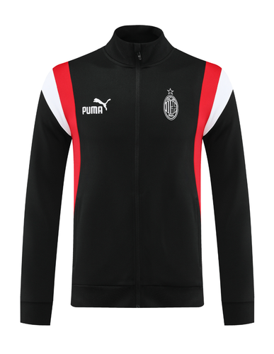 AC Milan 23/24 Men's Black Long Zip Jacket