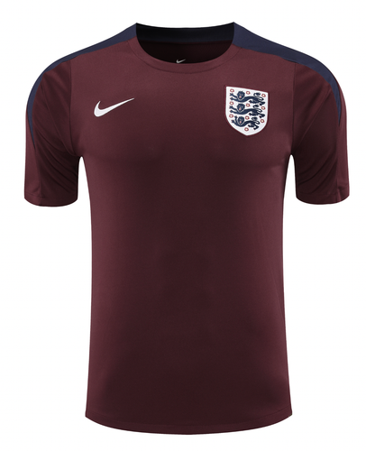 England 2024 Men's Bordeaux Training Shirt