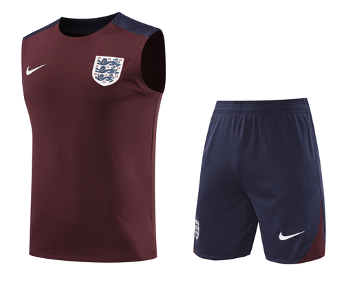 England 2024 Men's Bordeaux Training Tank Top