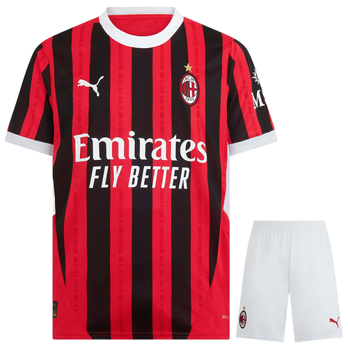 AC Milan 24/25 Kid's Home Shirt and Shorts