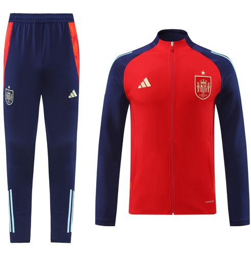 Spain 24/25 Men's Red Long Zip Jacket