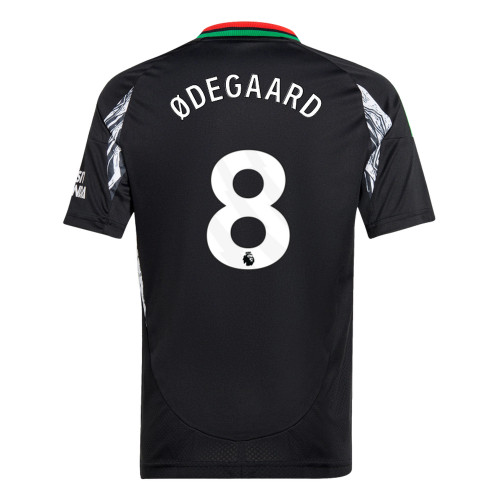 ØDEGAARD #8 Arsenal 24/25 Kid's Away Shirt and Shorts - PL Font