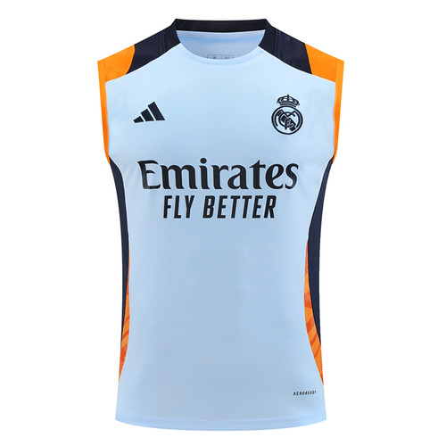 Real Madrid 24/25 Men's Blue Training Tank Top