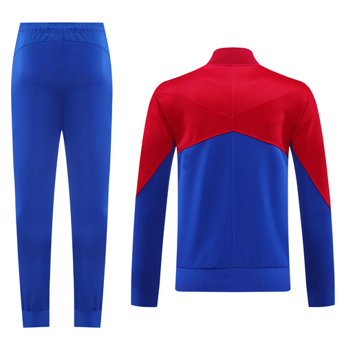Barcelona 24/25 Men's Blue Long Zip Jacket