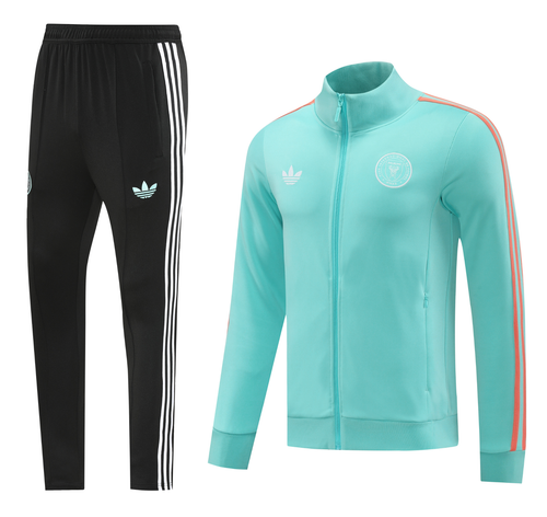 Inter Miami 2024 Men's Turquoise Long Zip Jacket