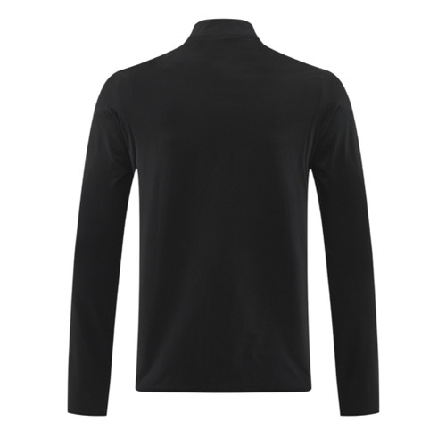 Juventus 25/26 Men's Black Long Zip Windbreaker