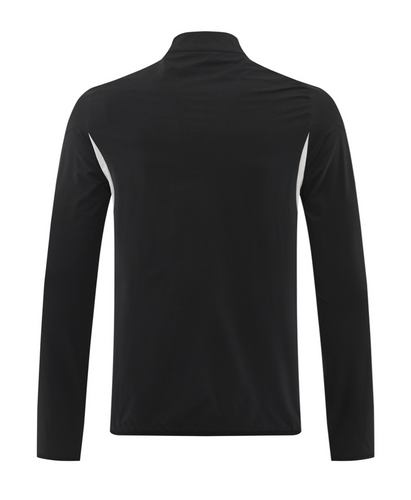 Newcastle United 25/26 Men's Black Long Zip Windbreaker