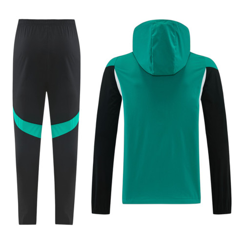 Liverpool 25/26 Men's Green Long Zip Windbreaker