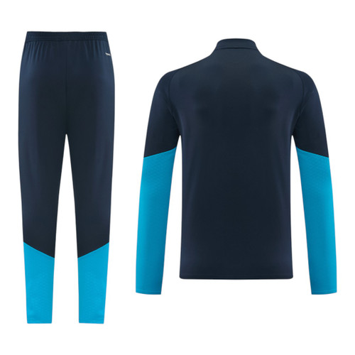 Spain 2026 Men's Dark Blue Short Zip Tracksuit