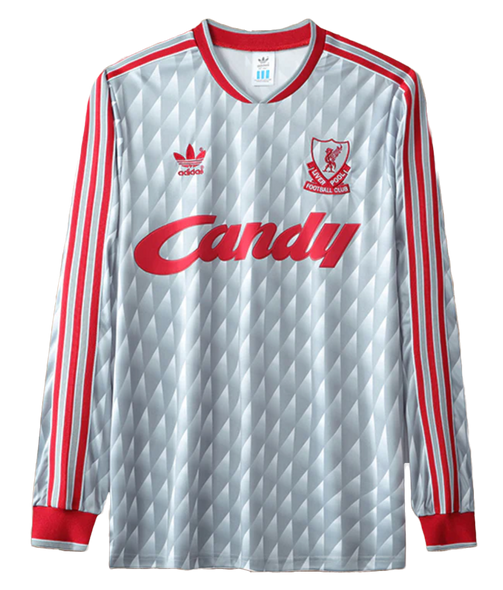 Liverpool 89/91 Men's Away Retro Long Sleeve Shirt
