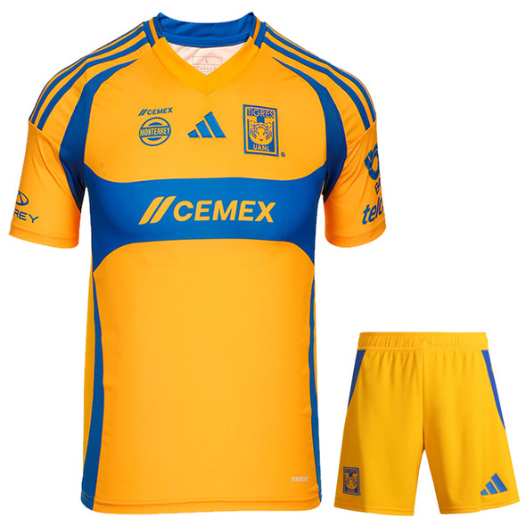 Tigres UANL 24/25 Kid's Home Shirt and Shorts