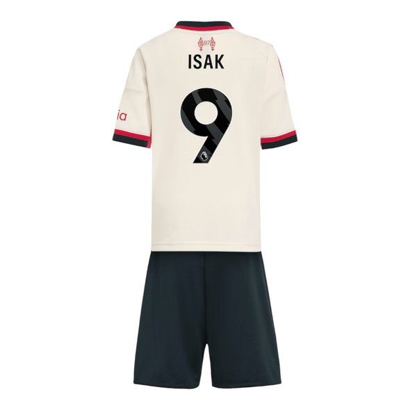 ISAK #9 Liverpool 25/26 Kid's Away Mini-Kit - PL Font