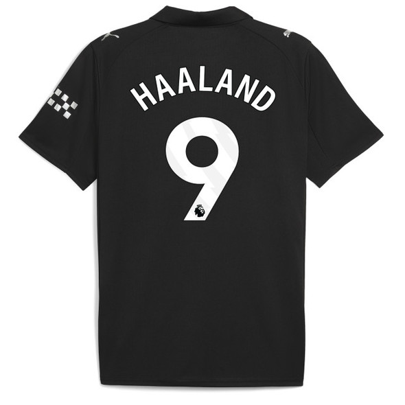 HAALAND #9 Manchester City 25/26 Authentic Men's Away Shirt - PL Font