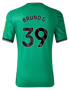 BRUNO G. #39 Newcastle United 23/24 Kid's Away Shirt and Shorts - PL Font