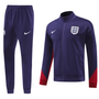England 2024 Men's Navy Long Zip Jacket
