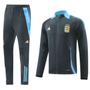 Argentina 24/25 Men's Gray Long Zip Jacket
