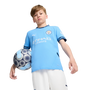 DE BRUYNE #17 Manchester City 24/25 Kid's Home Shirt and Shorts - Man City Font