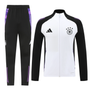 Germany 24/25 Men's White Long Zip Jacket
