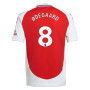 ØDEGAARD #8 Arsenal 24/25 Kid's Home Shirt and Shorts - PL Font