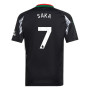 SAKA #7 Arsenal 24/25 Kid's Away Shirt and Shorts - PL Font