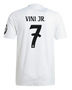 VINI JR #7 Real Madrid 24/25 Authentic Men's Home Shirt