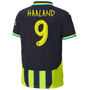 HAALAND #9 Manchester City 24/25 Kid's Away Shirt and Shorts - Man City Font
