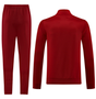 AS Roma 24/25 Men's Red-Blue Long Zip Jacket