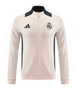Real Madrid 24/25 Men's Beige Long Zip Jacket
