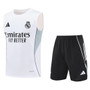 Real Madrid 25/26 Men's White Training Tank Top
