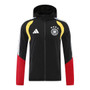 Germany 2026 Men's Black Long Zip Windbreaker