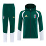 Italy 2026 Men's Green Long Zip Windbreaker