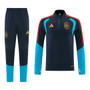 Spain 2026 Men's Dark Blue Short Zip Tracksuit