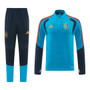 Spain 2026 Men's Light Blue Short Zip Tracksuit