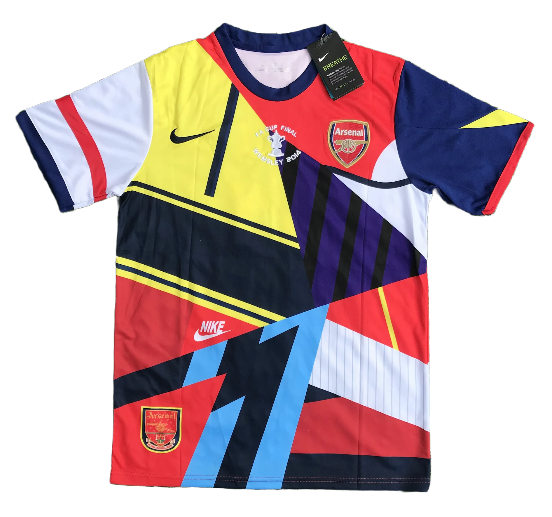 Arsenal 2014 Men's 20th Anniversary Retro Shirt FA Cup Edition