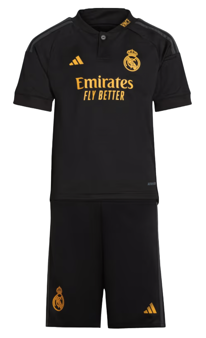 Real Madrid 23/24 Kid's Third Shirt and Shorts