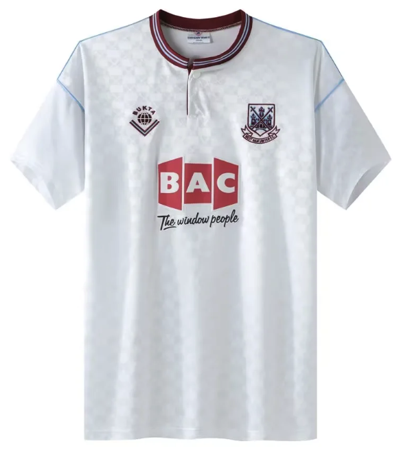 West Ham United 89/91 Men's Away Retro Shirt