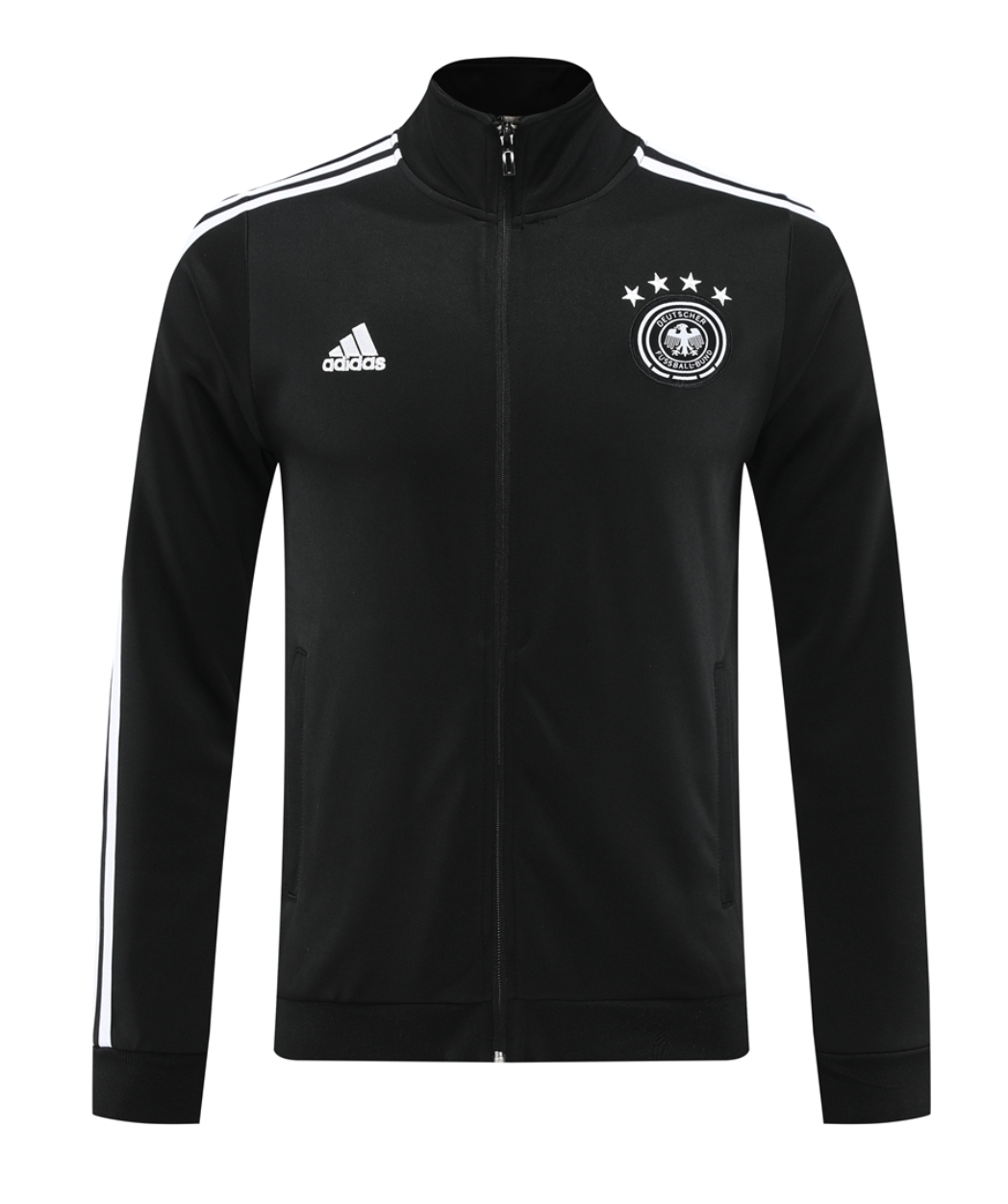 Germany 24/25 Men's Black Long Zip Jacket