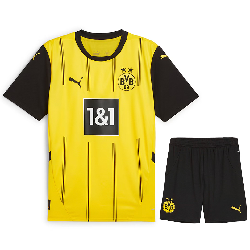 Borussia Dortmund 24/25 Kid's Home Shirt and Shorts