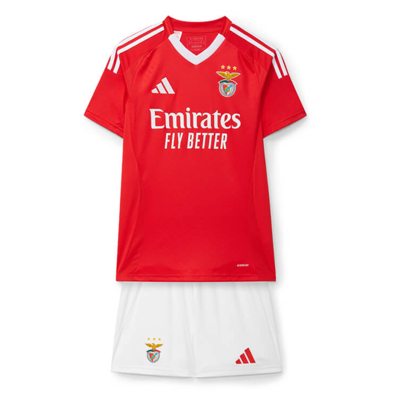 Benfica 24/25 Kid's Home Shirt and Shorts
