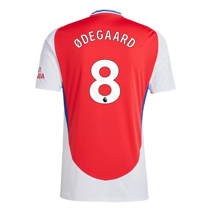 ØDEGAARD #8 Arsenal 24/25 Stadium Men's Home Shirt - PL Font