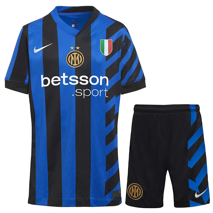 Inter Milan 24/25 Kid's Home Shirt and Shorts