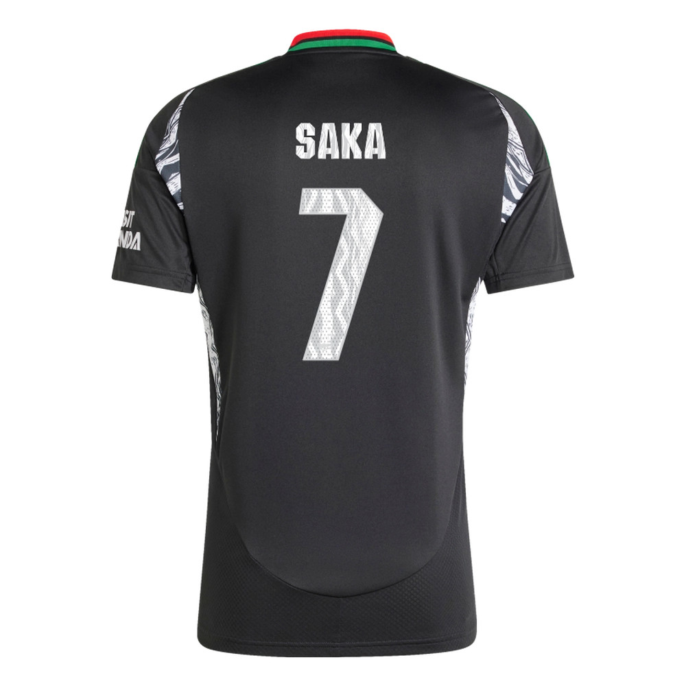SAKA #7 Arsenal 24/25 Stadium Men's Away Shirt - Arsenal Font